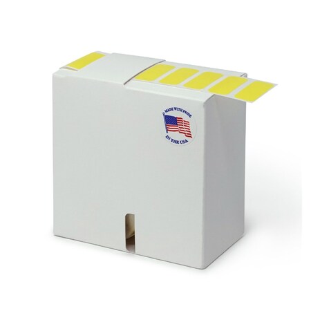 Globe Scientific Label Rolls, Cryo, 33x13mm, for 1.5/2mL Tubes, Yellow, 1000PK LCR-33X13Y